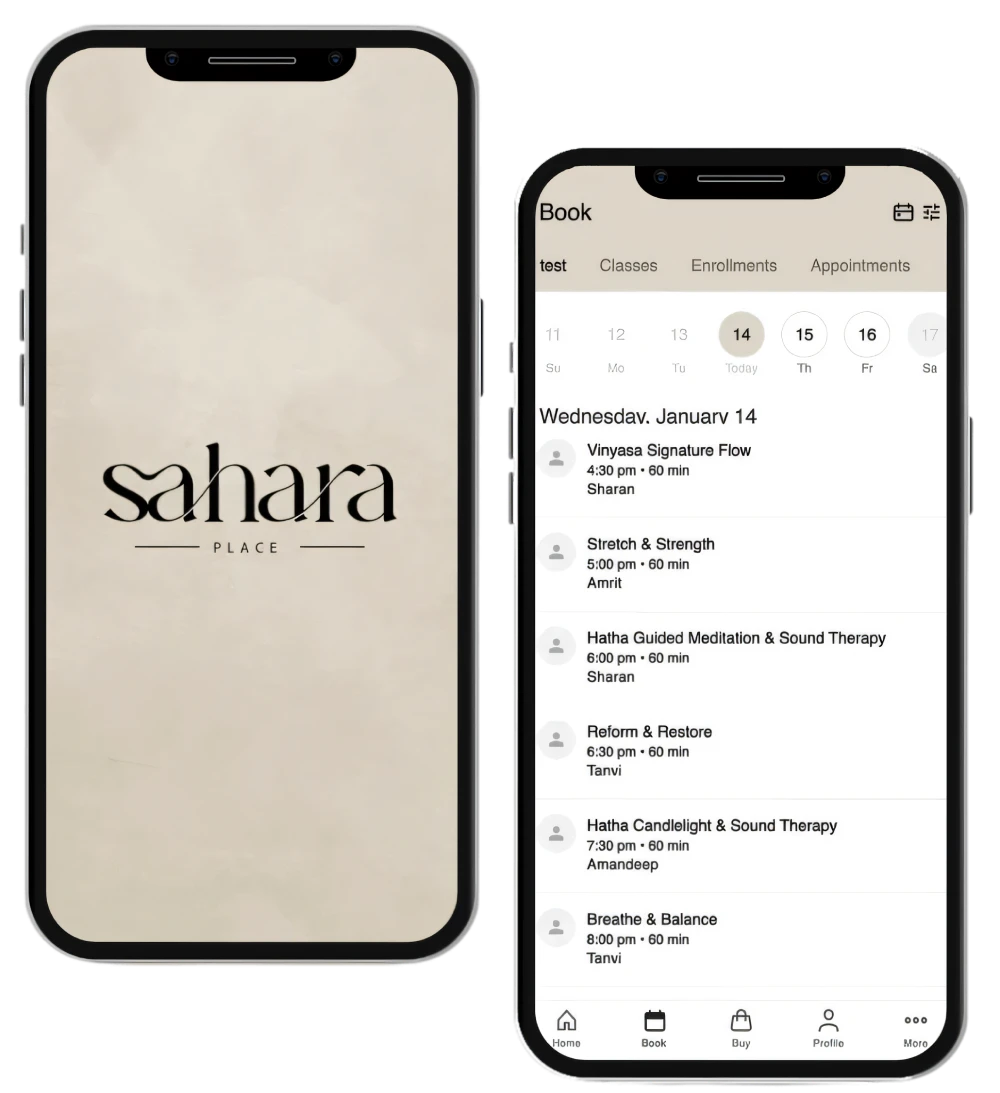 Sahara Place App Interface